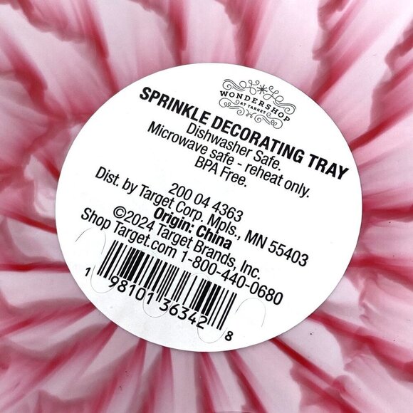 Target 8.1" Christmas Melamine Sprinkle Catcher Dessert Plate Red - Wondershop™ - Picture 7 of 9